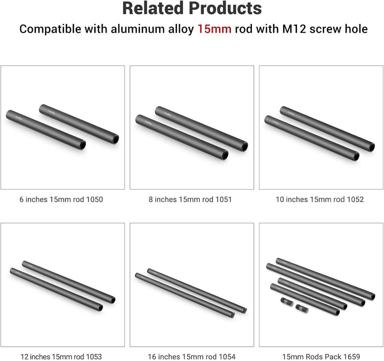 15mm Alumínium Rúd Hosszabbító Csatlakozó, 2db - Outlet24