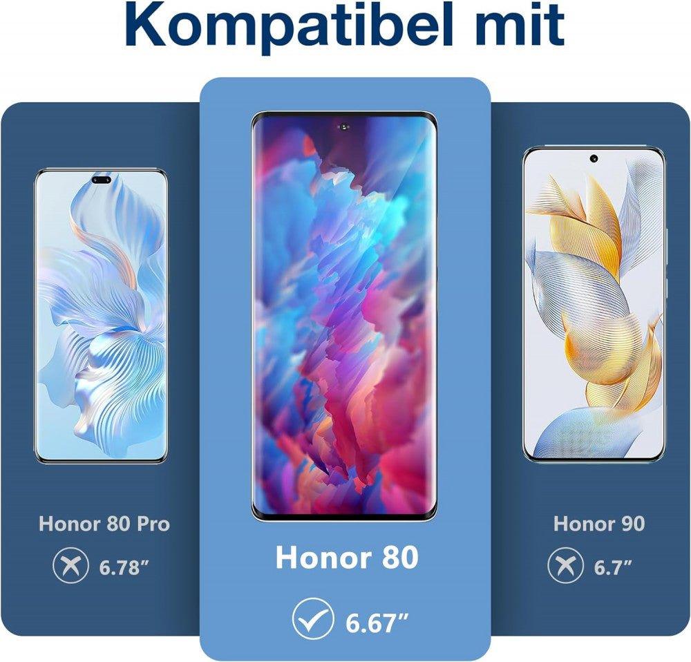 2 darabos Honor 80 Temperált kijelzővédő és karcolásálló üveg - Outlet24