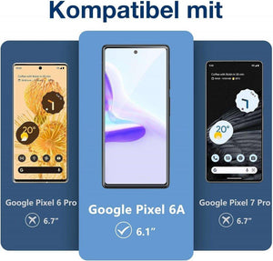 2db Google Pixel 6A edzett üveg képernyővédő, ujjlenyomat- és karcolásálló, - Outlet24