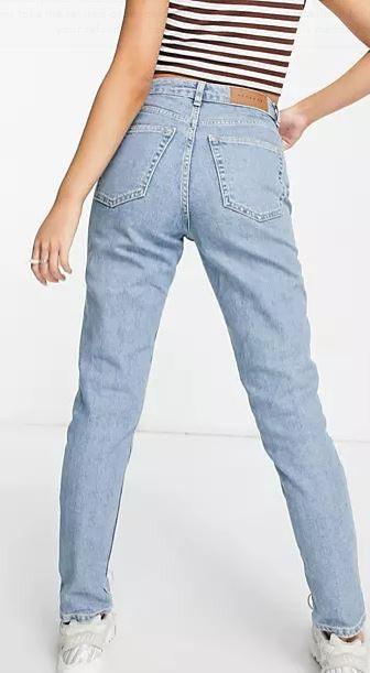 Topshop High Rise Mom Stílusú Farmer, Bleach Blue Színben W30 L30 EUR 40 - Outlet24