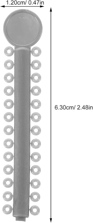 Healifty 40 db-os szürke fogszabályozó drót és gyűrű készlet - Image 7