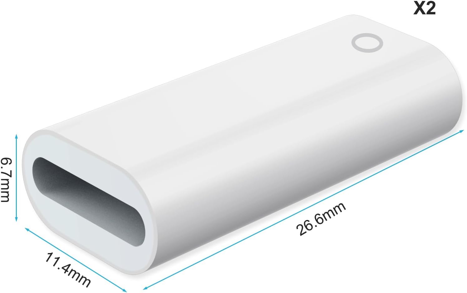 Apple Pencil 1. generációs USB-C töltőadapter iPad Pro és Air készülékekhez - Image 2