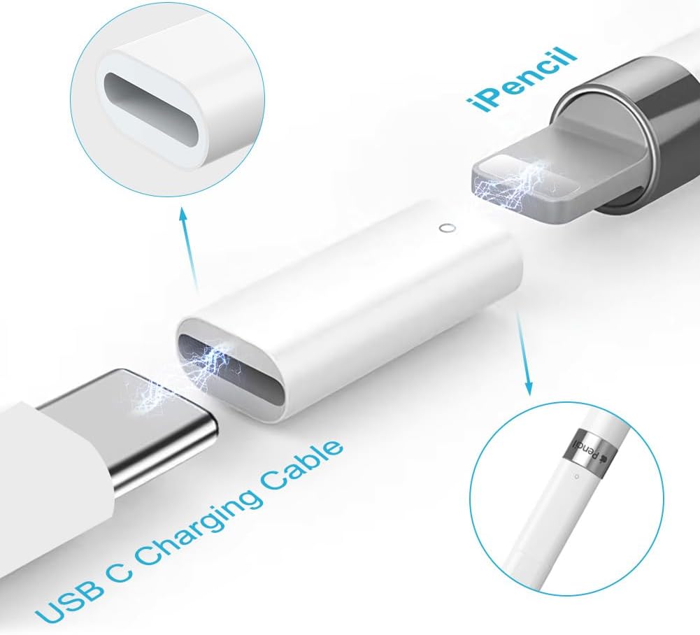 Apple Pencil 1. generációs USB-C töltőadapter iPad Pro és Air készülékekhez - Image 3