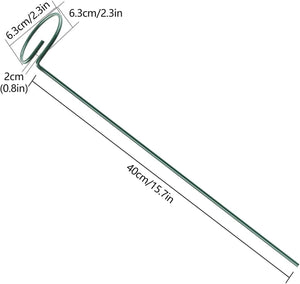 Reagia 40 cm-es acél növénytámasz, 10 db - virágokhoz, zöldségekhez - Image 2