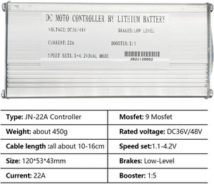 Benefischl E-roller és E-bike vezérlő 36/48V 500/750W LCD kijelzővel - Image 7