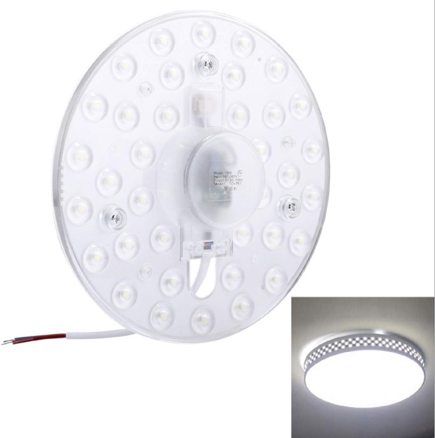 Kerek 18W SMD5730 LED mennyezeti panel lámpa, 220V - MASUNN - Image 2