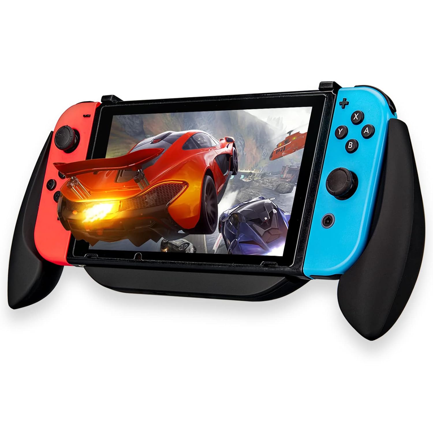 Nintendo Switch XL markolat - Fekete tartóállvány játéktárolóval - Image 1