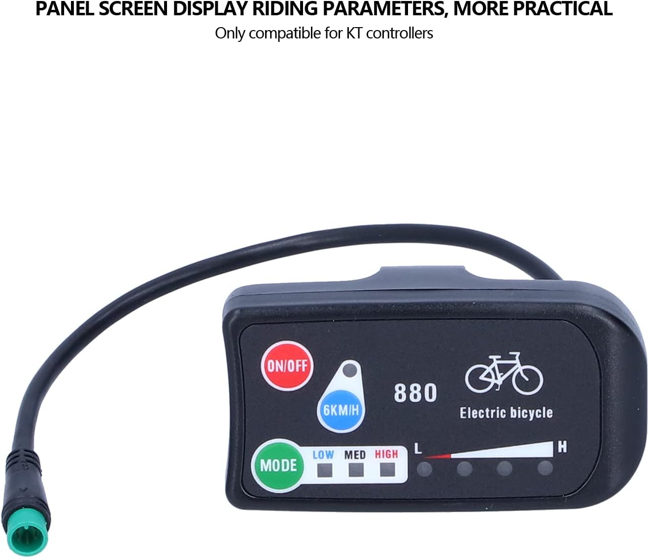 Alomejor E-bike kijelző 36V/48V - Elektromos kerékpár LCD műszer - Image 2