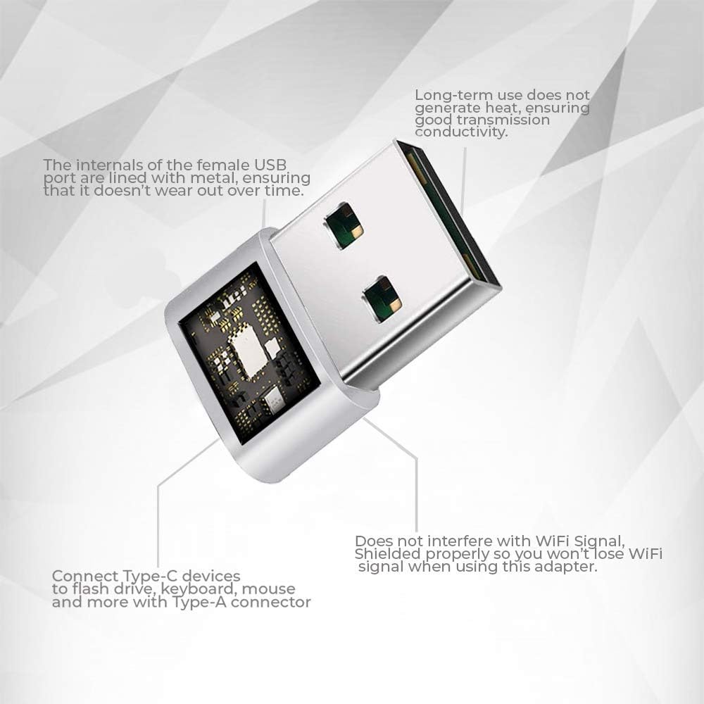 USB-C - USB-A adapter szett (3db) iPhone, iPad, Samsung Galaxy készülékekhez - Image 4