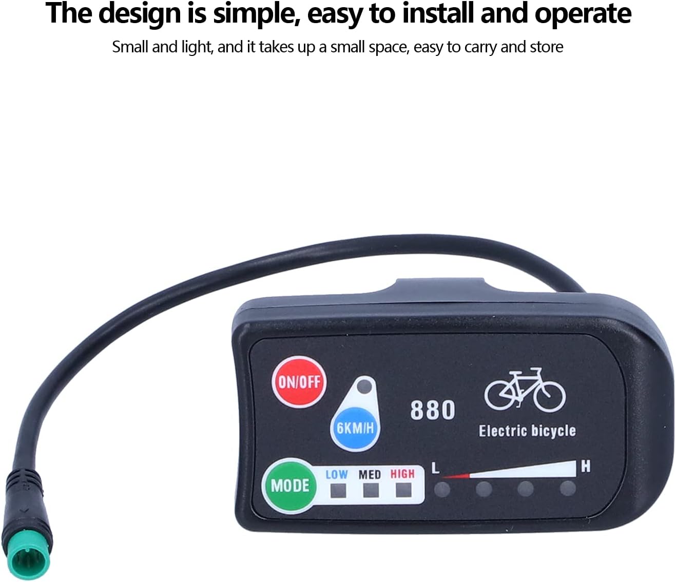 Alomejor E-bike kijelző 36V/48V - Elektromos kerékpár LCD műszer - Image 4