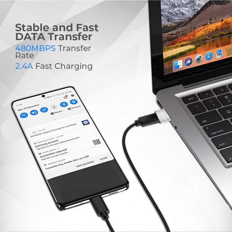 Apple USB-C - USB-A adapter, 2 db, iPhone, iPad, iWatch töltéshez - Image 3