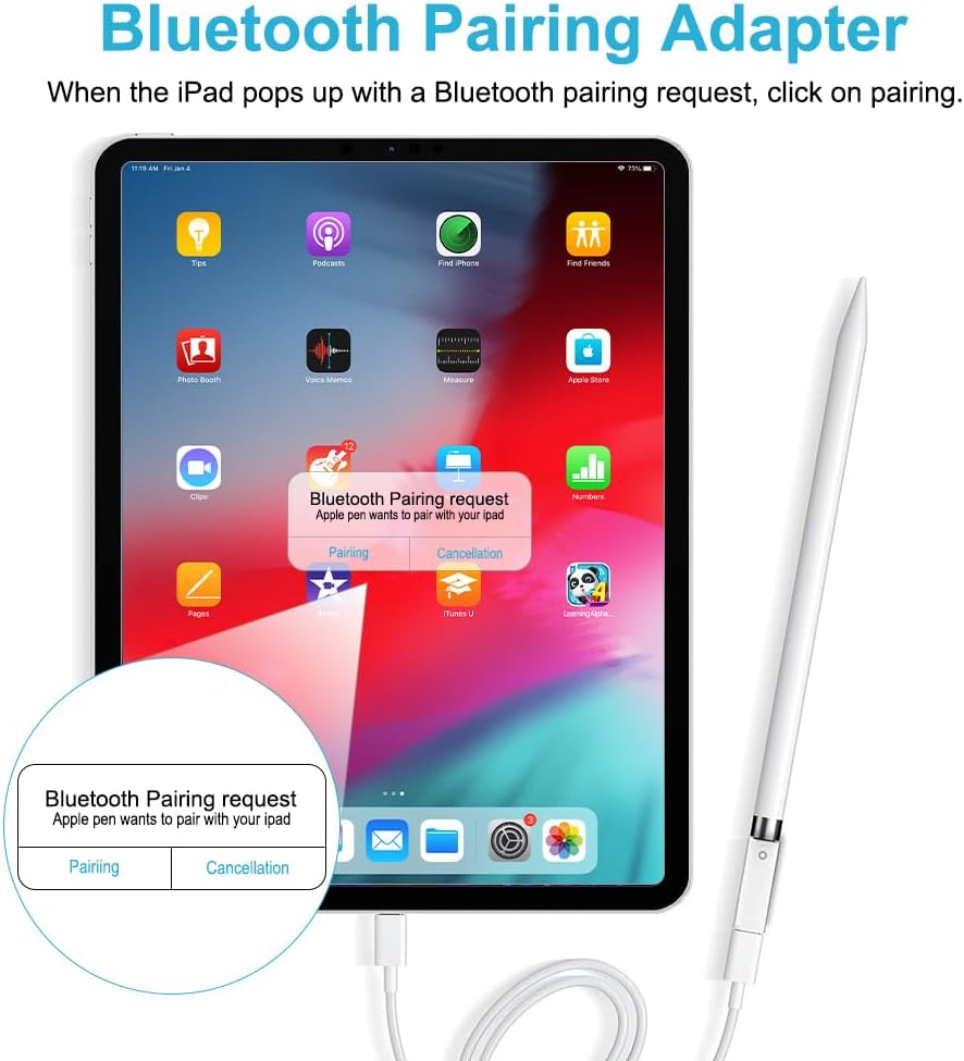 Apple Pencil 1. generációs USB-C töltőadapter iPad Pro és Air készülékekhez - Image 5