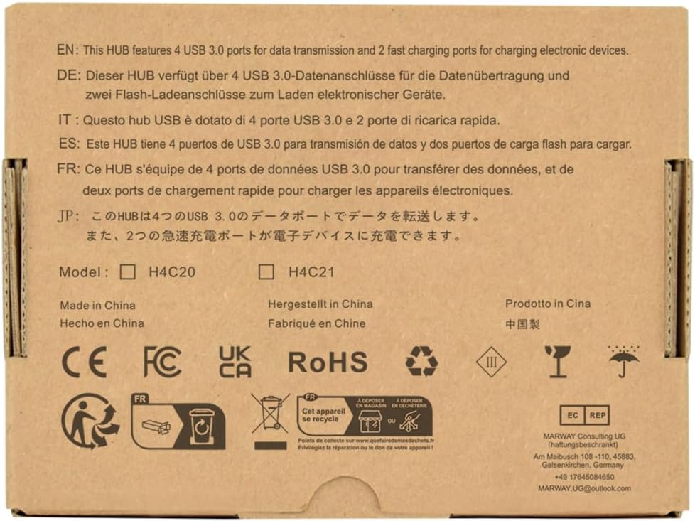 Vansuny USB 3.0 Hub 5 Gb/s - 24W Tápegységgel, Ultragyors Adatátvitel - Image 9