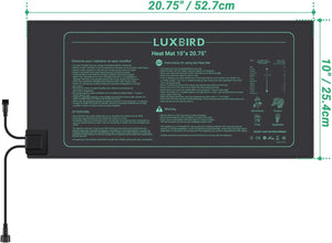 Luxbird Növény fűtőszőnyeg termosztáttal - 6 db vízálló melegítőlap üvegházi növényekhez, 30W - Image 8