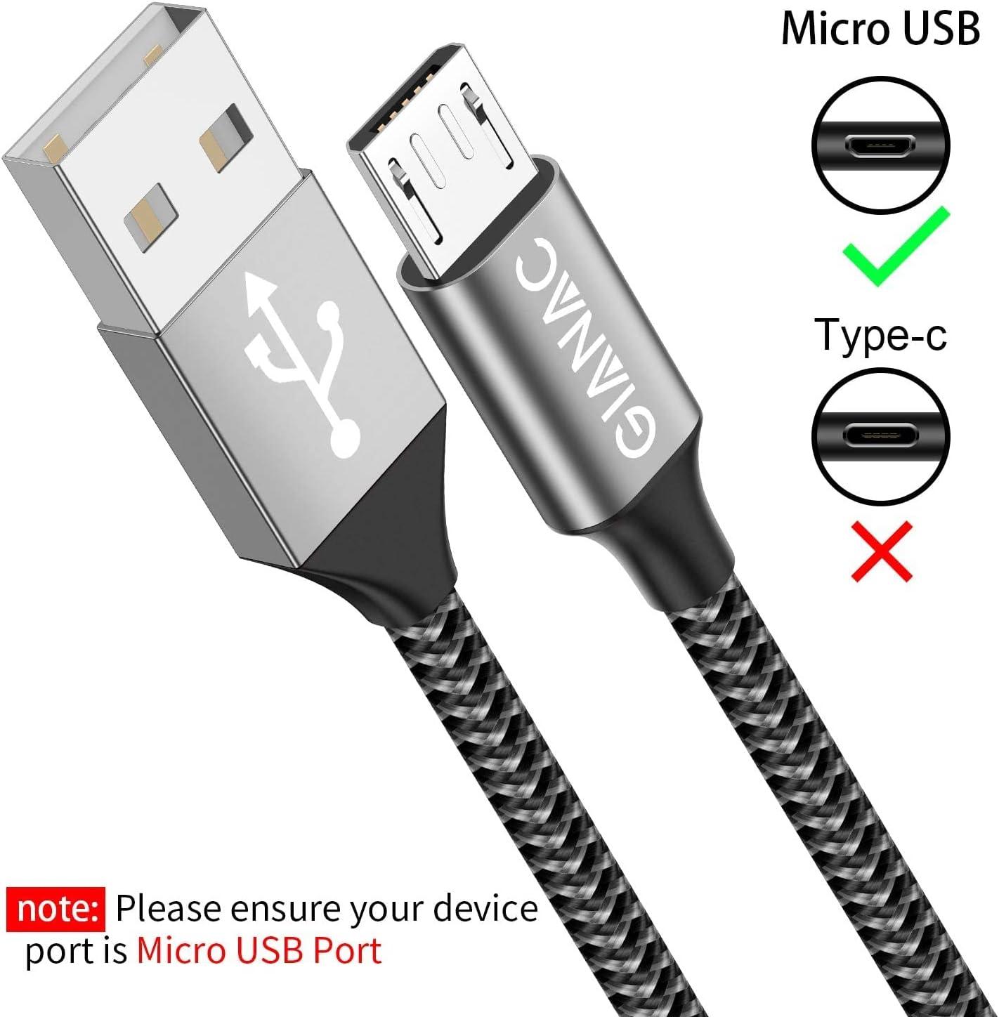 Gyors Töltésű Micro USB Kábel 4db - 0,5/1/2/3m - Outlet24