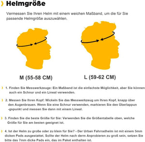 PANK Prémium Városi Sisak LED Lámpával - Kerékpár, E-Roller, Gördeszka, Görkorcsolya - Image 4