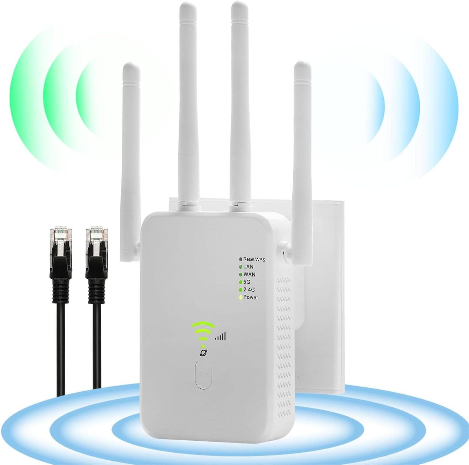 AC1200 Dual Band WiFi Jelerősítő 4 Antennával és Ethernet Porttal - Image 1