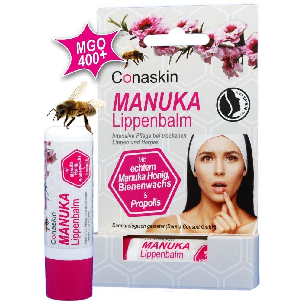 Conaskin Manuka Mézes Ajakbalzsam (MGO400) - Intenzív Védelem Herpesz Ellen - Image 2