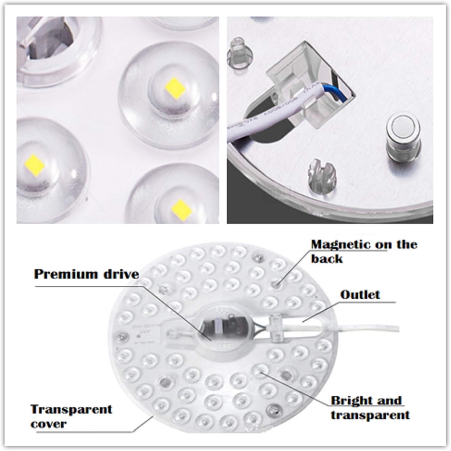 Kerek 18W SMD5730 LED mennyezeti panel lámpa, 220V - MASUNN - Image 5