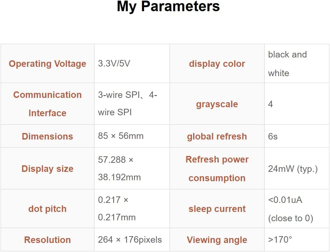 IBest 2,7" E-Ink Kijelző Modul Raspberry Pi-hez - 264x176 Felbontás, Kétszínű, SPI - Image 7