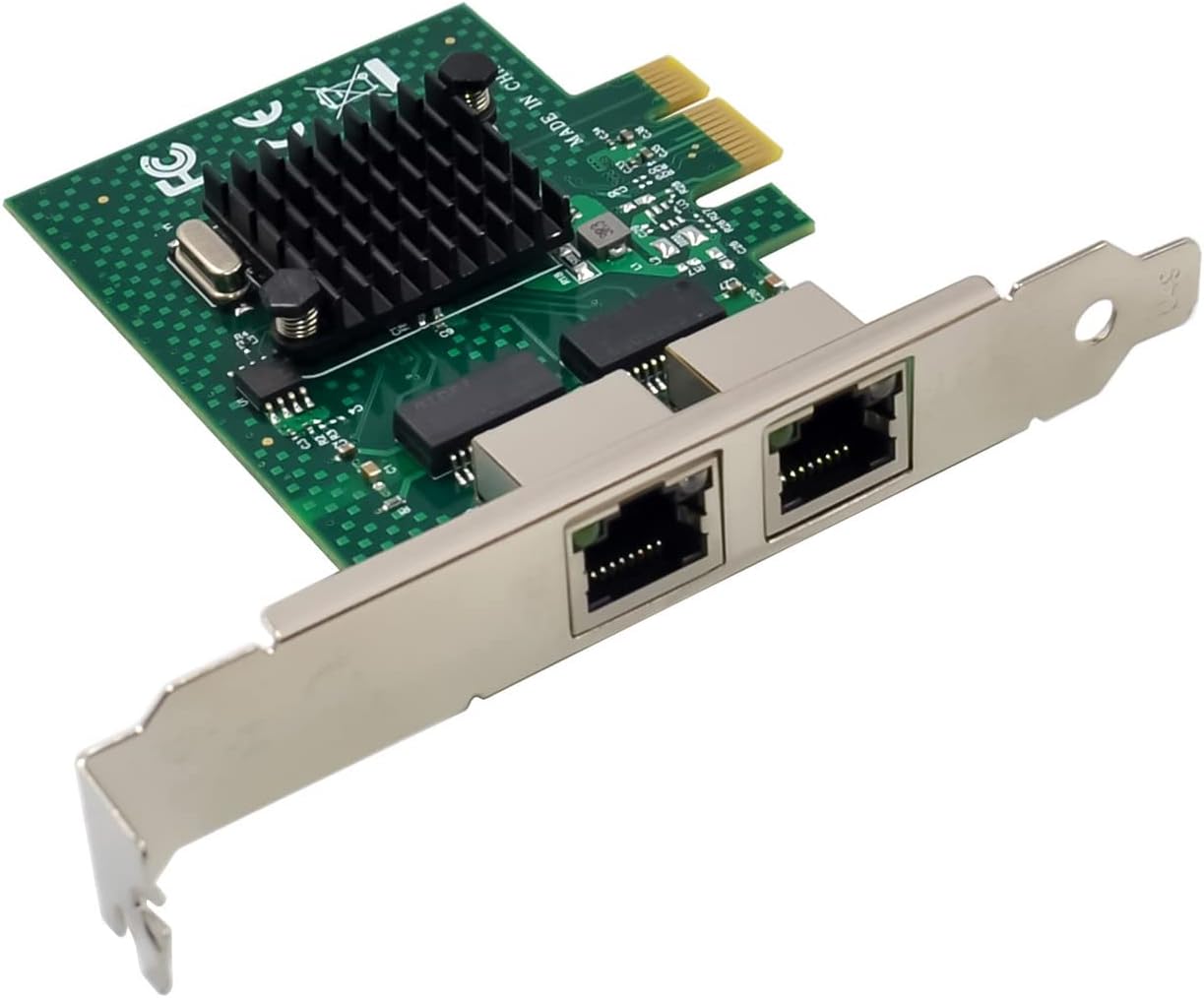 Dual-Port Gigabit Ethernet PCIe hálózati kártya BCM5720 chippel, Windows és Linux szerverekhez - Image 3