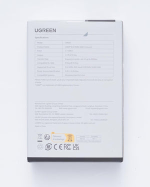 UGREEN 40 Gbps USB4 M.2 NVMe külső SSD ház, kék, laptophoz és tablethez - Image 9