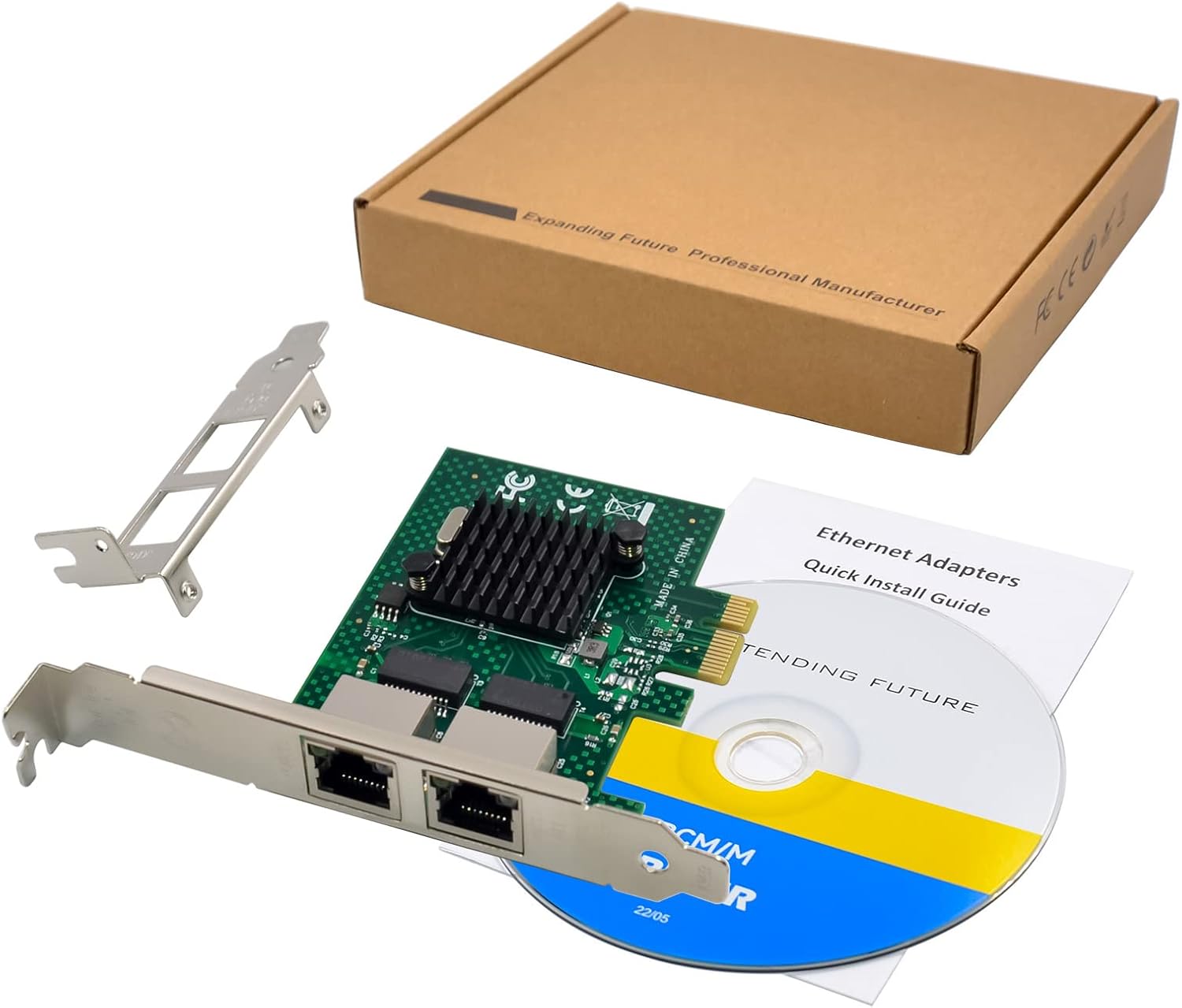 Dual-Port Gigabit Ethernet PCIe hálózati kártya BCM5720 chippel, Windows és Linux szerverekhez - Image 8