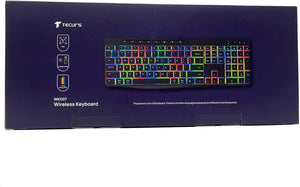 TECURS Vezeték Nélküli Gamer Billentyűzet - Csendes, RGB, Vízálló, Xbox Kompatibilis - Image 10