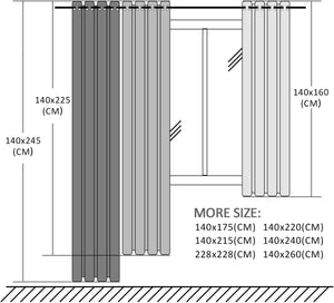 Topfinel Bézs Fényáteresztő Függöny 225x140cm, Hálószobába, Nappaliba - Image 8