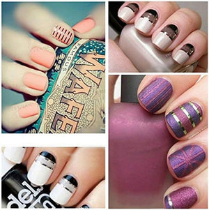 Színes körömdíszítő csíkok - HomeMall nail art szalagok - Image 5