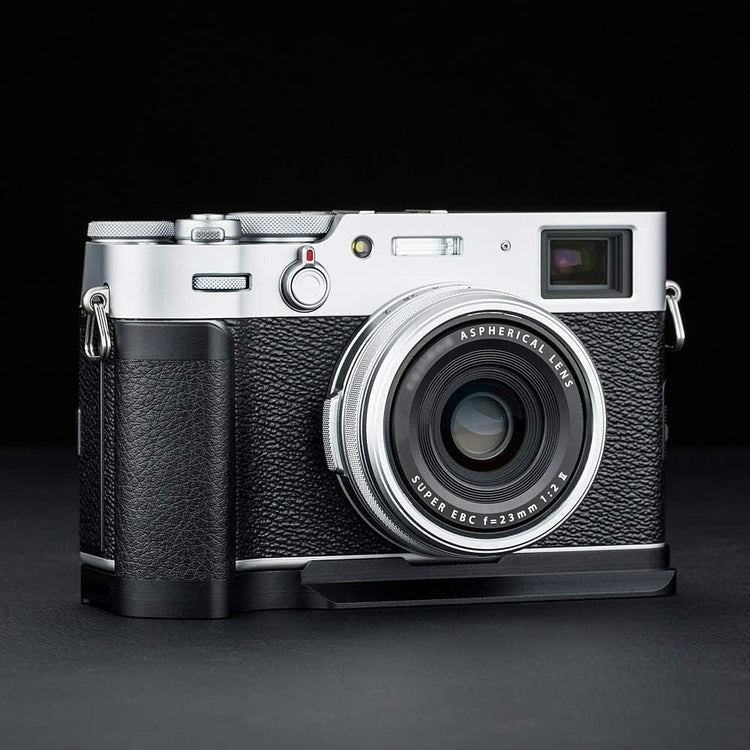 Fujifilm X100V/X100F fémmarkolat - Arca Swiss kompatibilis, gyorscserélhető L-alakú kameragrip - Image 3