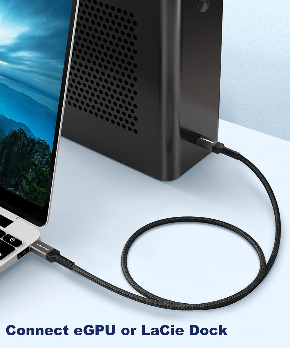 Uzanpie USB4 kábel 40Gbps, Thunderbolt 4/3 kompatibilis, 100W töltés, 8K/4K támogatás - Image 5