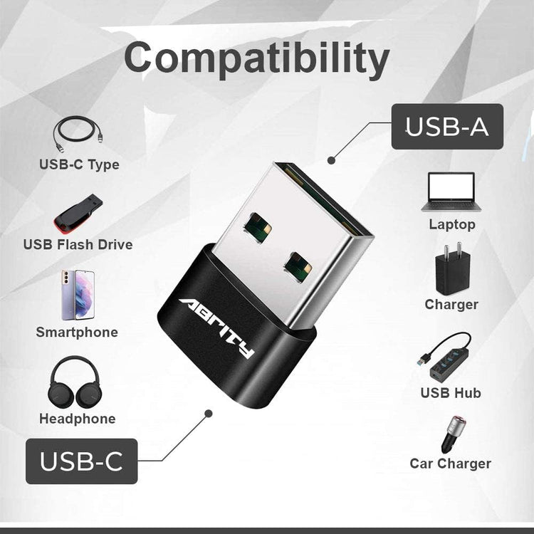 USB-C - USB-A adapter szett, 4 db - iPhone, iPad, Samsung, Google Pixel kompatibilis - Image 2