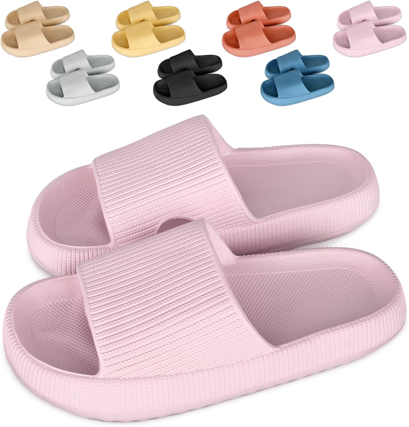 Cozislides Rózsaszín Felhő Papucs - Puha, Csúszásmentes Unisex Nyári Papucs 40/41 - Image 1