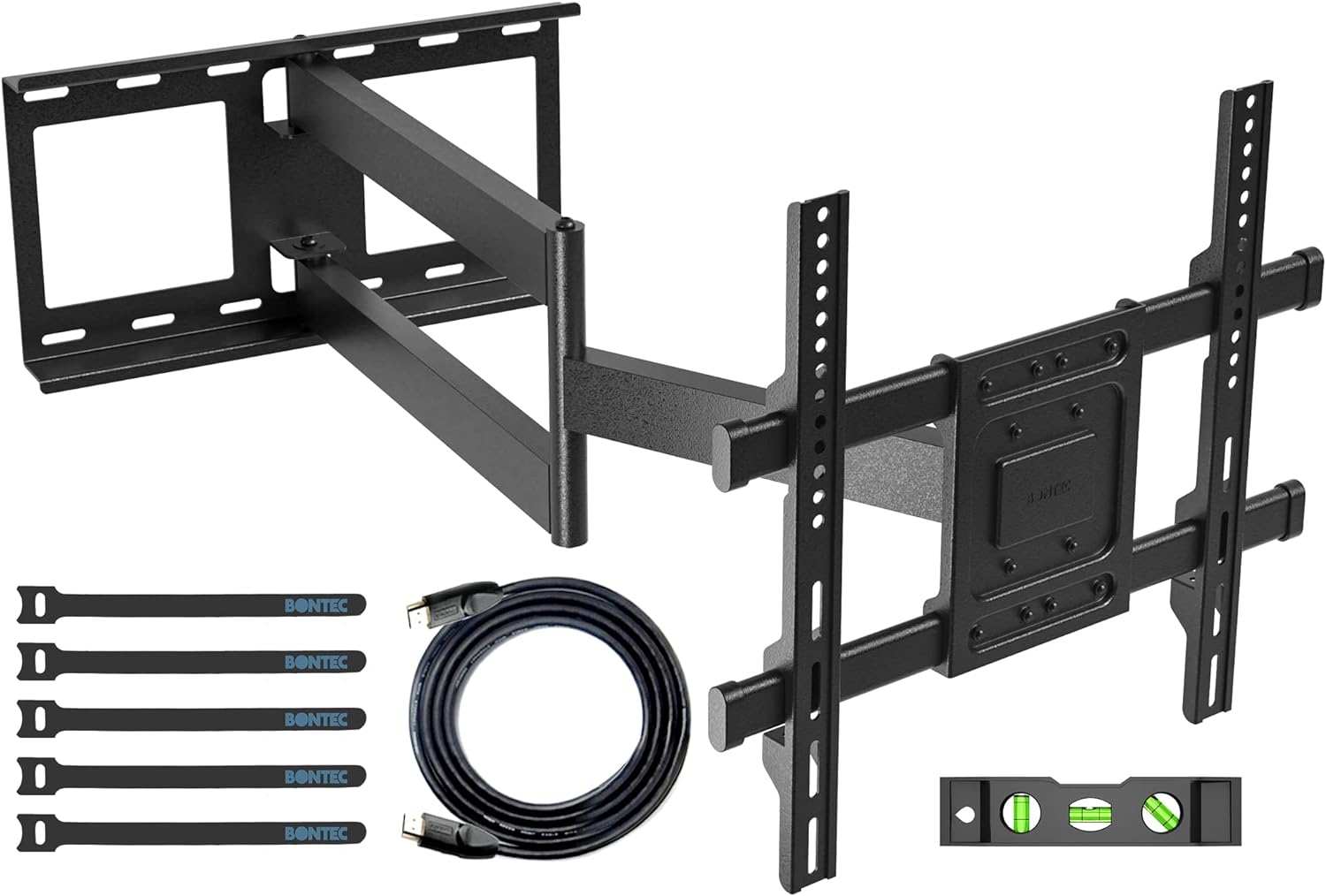 BONTEC TV fali tartó 85 cm-es extra hosszú karral, 32-70" képernyőkhöz, 60 kg-ig - Image 1