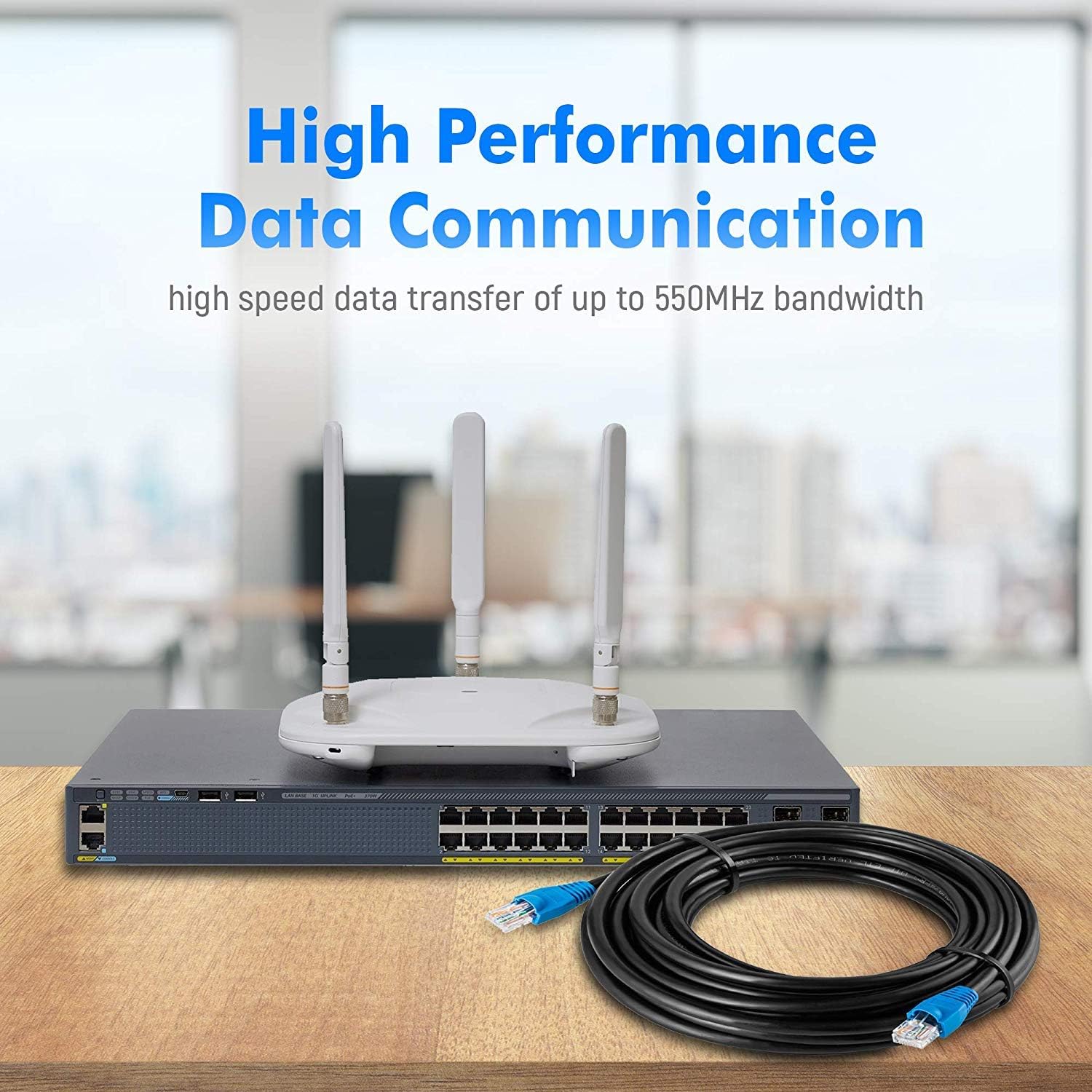 MutecPower CAT6 50m Kültéri Vízálló Ethernet Hálózati Kábel - Földbe Fektethető UTP - Image 6