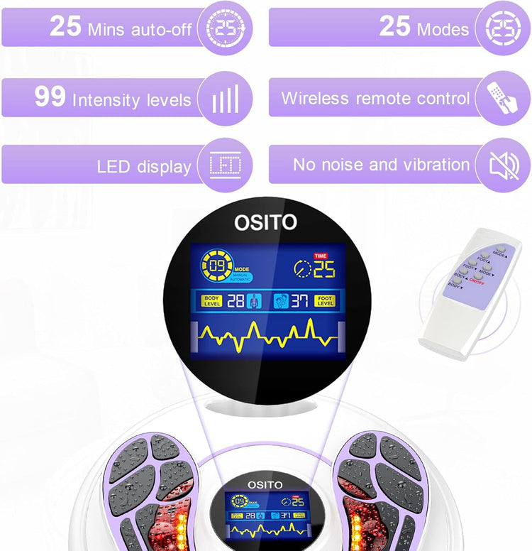 Creliver 300H EMS & TENS Lábkeringés Serkentő - Neuropátia és Lábfájdalom Enyhítésére - Image 8