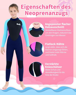 Gyermek Neoprén Wetsuit UV50+ Védelemmel - Búvárkodáshoz és Úszáshoz, XL-es méret - Open Box - Outlet24