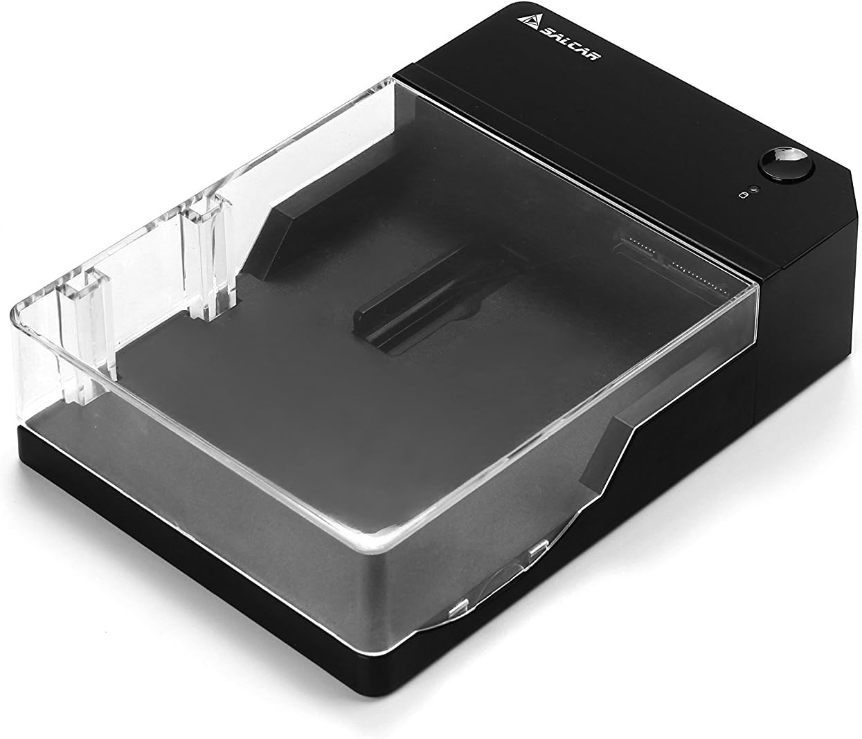 Salcar USB 3.0 külső merevlemez ház 2,5" és 3,5" SATA SSD és HDD-hez, tápegységgel - Image 1