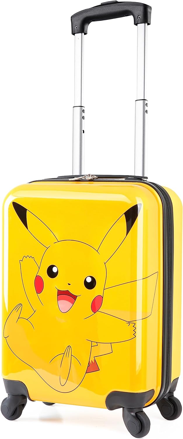 Pokémon Pikachu Gurulós Bőrönd - 4 Kerekű kemény Utazótáska - Image 1