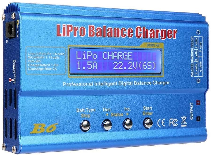 DEWIN B6 80W LCD kijelzős LiPo akkumulátor töltő és balancer, többféle akkutípushoz - Image 7