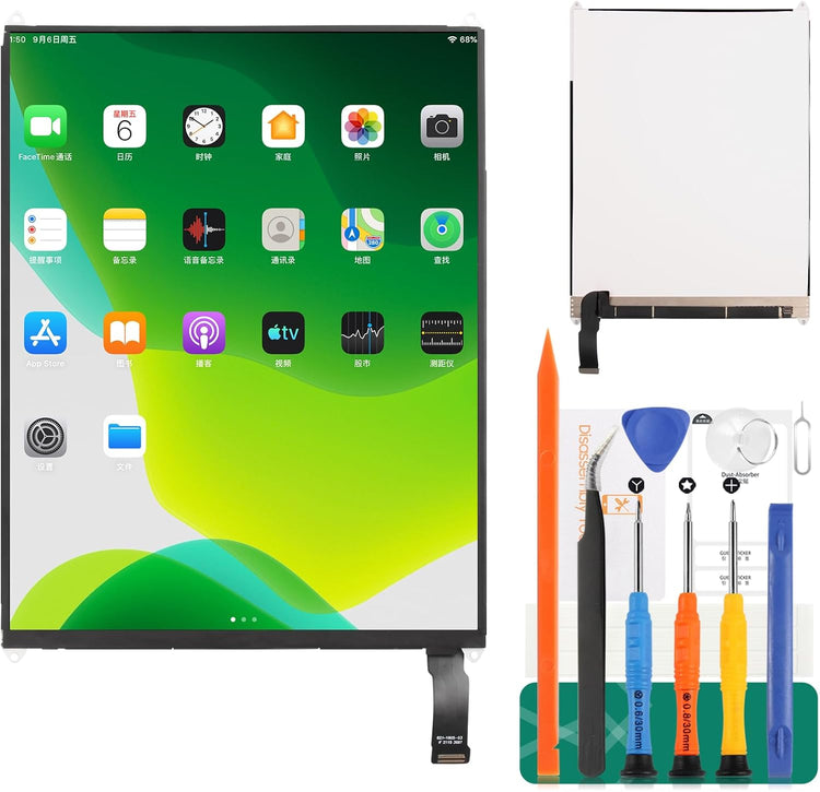 iPad Mini 2/3 LCD kijelző csere szett, edzett üveggel, 6 hónap garanciával - Image 1