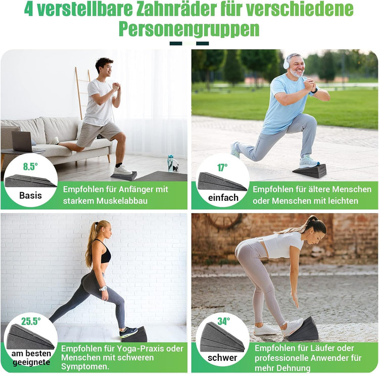 Mobilizációs ék szett - 3 db-os vádlinyújtó, talpfeszítő, plantáris fasciitis kezelésére - Image 4