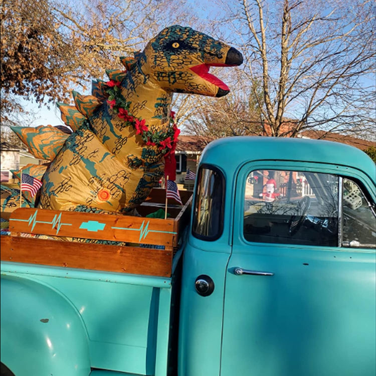 Felfújható Stegosaurus jelmez felnőtteknek - Vicces dinoszaurusz kosztüm Halloweenre - Image 5