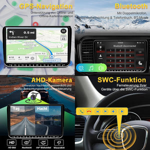 VW Golf, Passat, Polo, Tiguan 9" Android 12 autórádió GPS-szel, CarPlay-jel, 64GB - Image 4