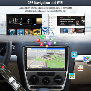 VW Skoda Octavia Android 13 autórádió 10,1" GPS, CarPlay, 2+64GB (2007-2013) - Image 3