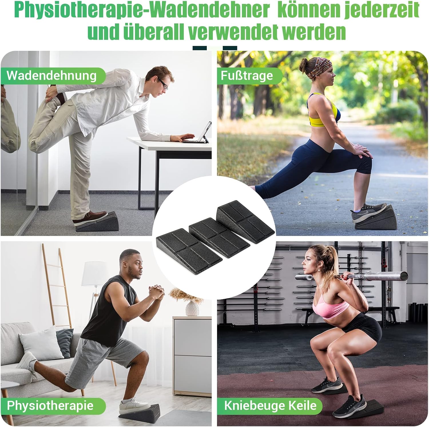 Mobilizációs ék szett - 3 db-os vádlinyújtó, talpfeszítő, plantáris fasciitis kezelésére - Image 7