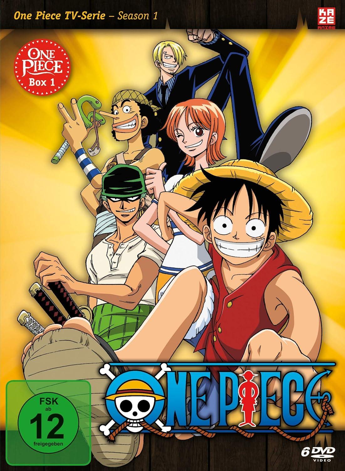 ONE PIECE TV Sorozat - Box 1 DVD [1999] - Német, PAL, Dolby - Outlet24