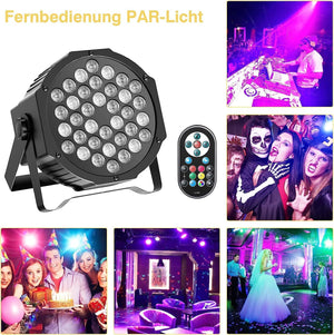 U`King RGB LED Par Reflektor - 36 LED-es DMX512 Színpadi Fény Távirányítóval - Image 5