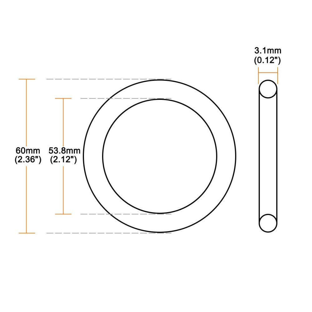 Sourcing Map 10 db nitril, O tömítőgyűrű(53,6 x 60 x 3,1 mm) - Outlet24